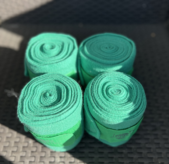 Bandes polo Jumptec vert *4 (cheval) occasion