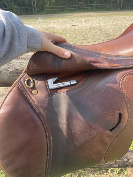 Selle mixte Éric Thomas 17,5 pouces occasion