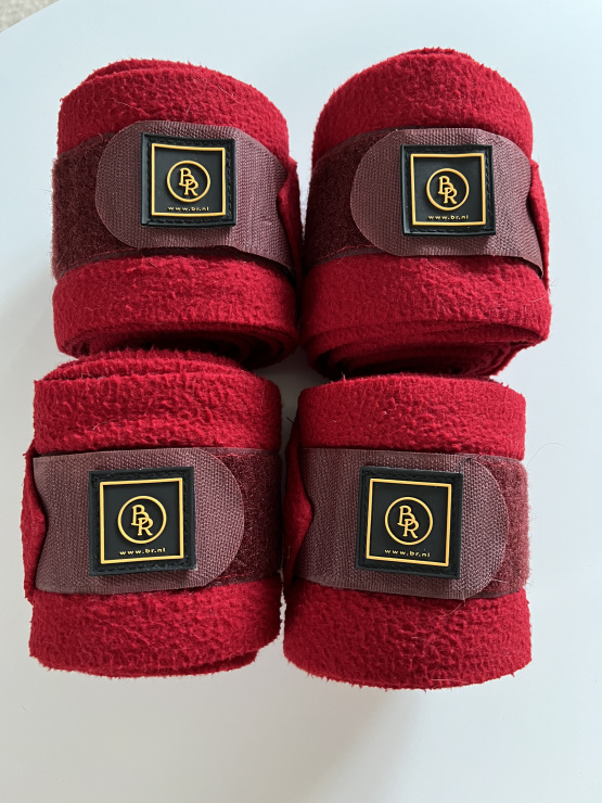 Bandes Polo BR rouge *4 (cheval) occasion