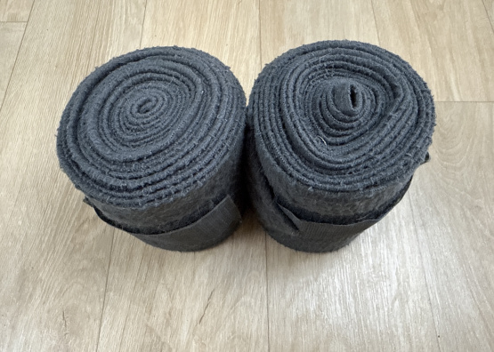 Bandes de polo noir *2 (cheval) occasion