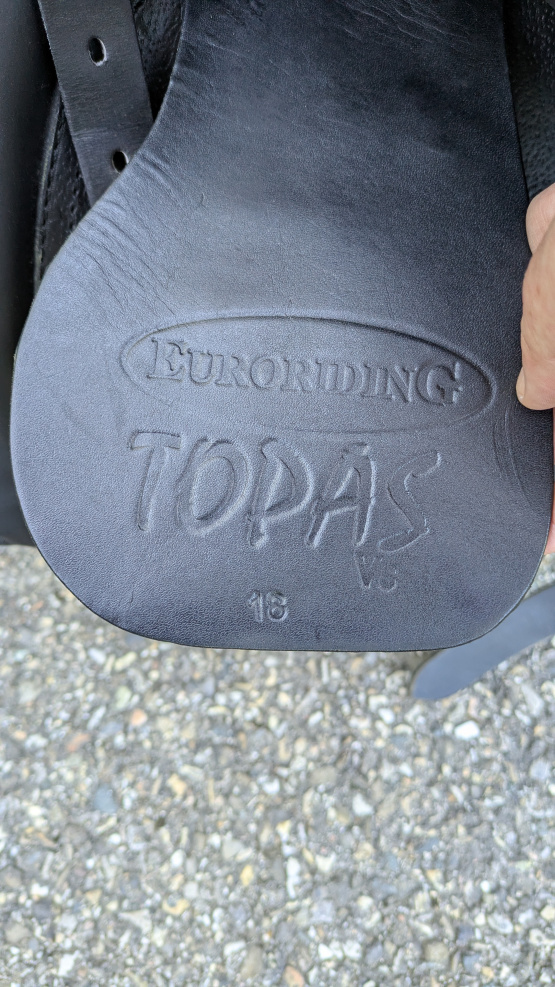 Selle mixte Euroriding Topas 18 pouces occasion