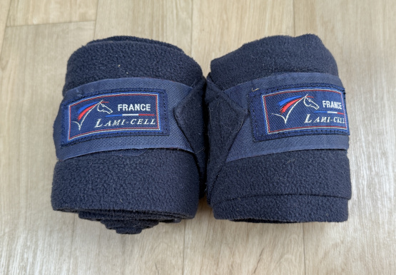 Bandes de polo Lamicell bleu *2 (cheval) occasion