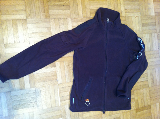 Blouson Fouganza polaire marron (12 ans) occasion