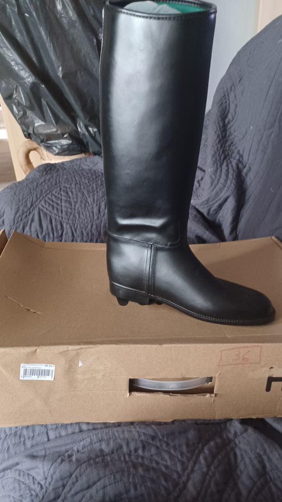 Bottes équitation HKM synthétique (36) neuf occasion