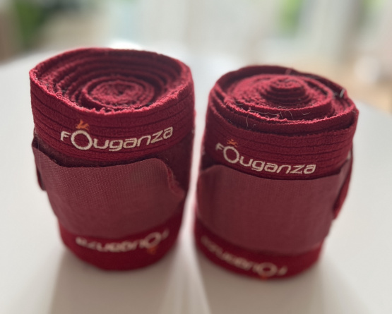 Bandes Polo Fouganza rouge *2 (cheval) occasion