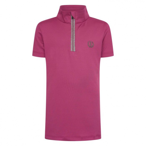 Tee-shirt Impérial Riding manches courtes rose (8A) neuf occasion