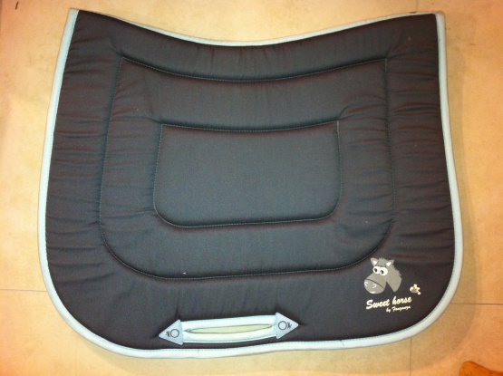 Tapis de selle Fouganza gris (shetland) occasion