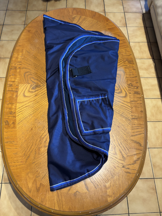 Couverture Equitheme bleu 155 cm occasion