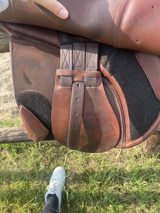 Selle mixte Éric Thomas 17,5 pouces occasion