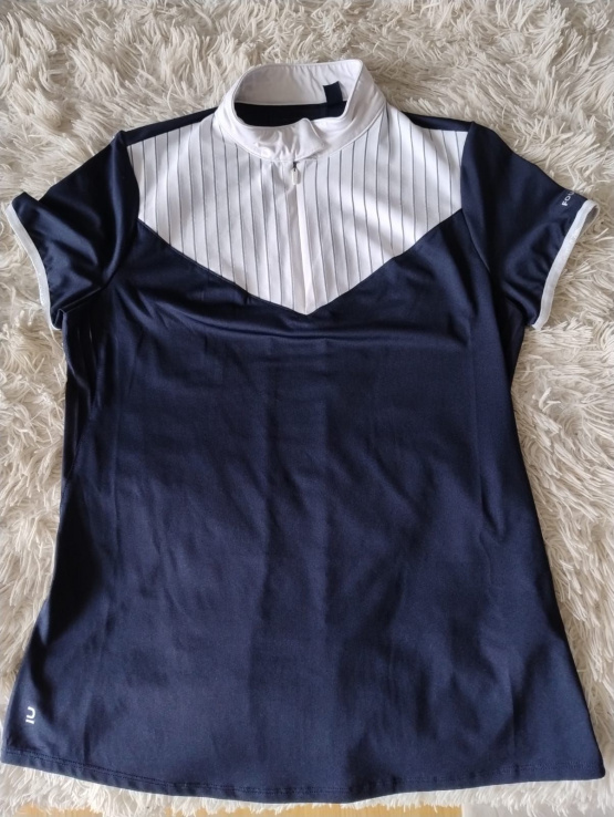 Polo concours bleu & blanc (S) occasion