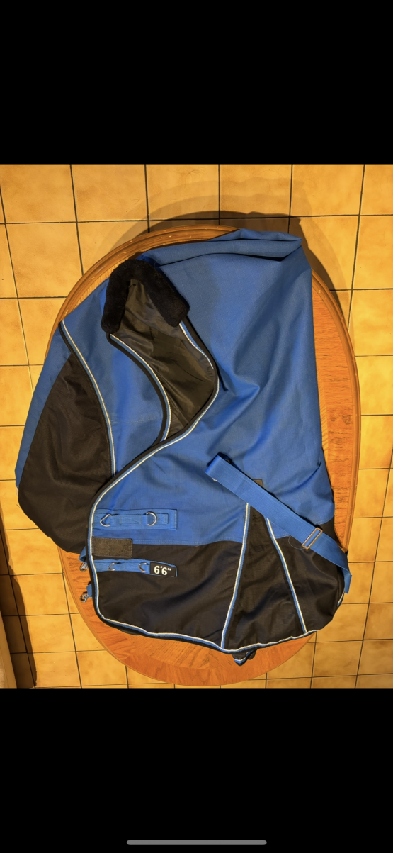 Couverture Equitheme bleu 150 cm occasion