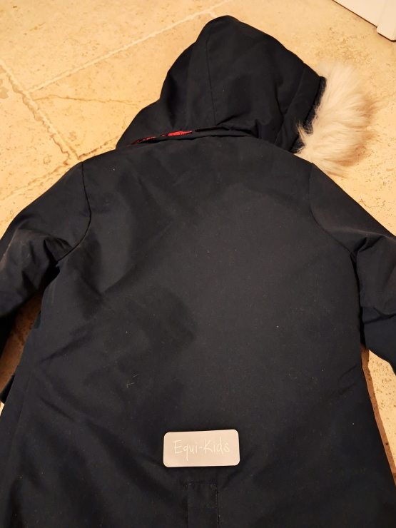 Manteau Equithème bleu (8 ans) occasion