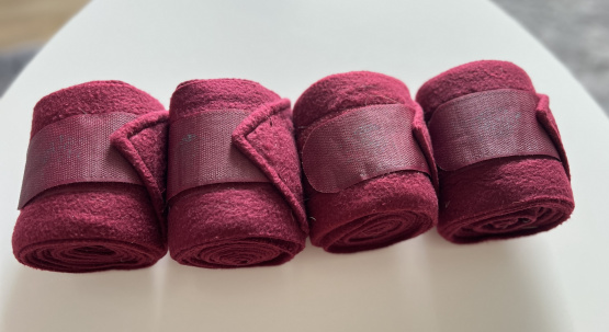 Bandes polo Jumptec rouge *4 (cheval) occasion