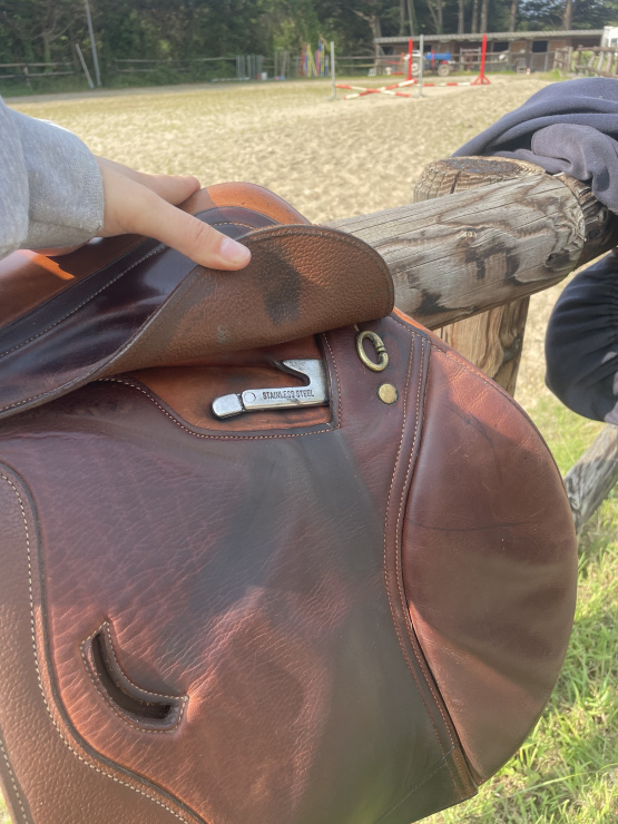 Selle mixte Éric Thomas 17,5 pouces occasion