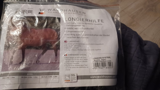 Système de longe éthologique Waldhausen noir (poney) neuf occasion