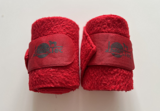 Bandes polo Jumptec rouge *2 (poney) occasion