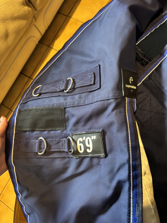 Couverture Equitheme bleu 155 cm occasion