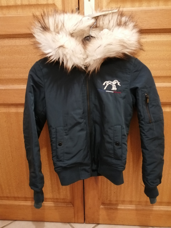 Blouson Penelope lion vert canard (XS) occasion
