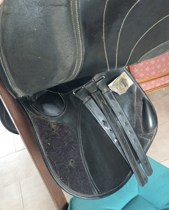 Selle mixte Fouganza Romeo 17,5 pouces occasion