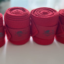 Bandes polo Jumptec rouge *4 (cheval) occasion