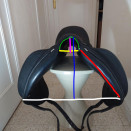 Selle dressage Antares 17 pouces occasion