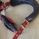 Licol Fouganza rouge moumoute (cheval) neuf occasion
