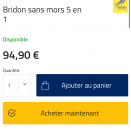 Bridons Félix Bühler sans mors 5 en 1 (cheval) occasion