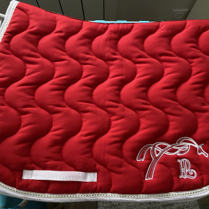 Tapis Pénélope Leprevost rouge occasion
