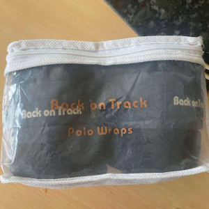 Bandes Back on Track polo wraps noir X2 (cheval) occasion