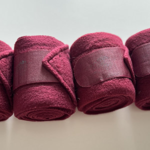 Bandes polo Jumptec rouge *4 (cheval) occasion