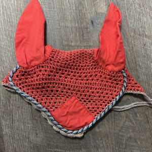 Bonnet équitation rouge (cheval) occasion
