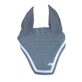 Bonnet Silver Crown gris & blanc (cheval) neuf