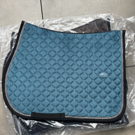 Tapis de Selle Anna Scarpati bleu (cheval) neuf
