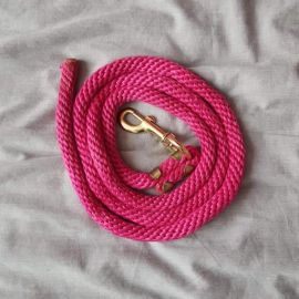 Longe de licol rose (neuf)