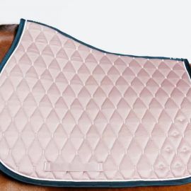 Tapis de selle  Fouganza rose à strass