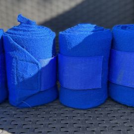 Bandes de Repos Bleu *4 (cheval)