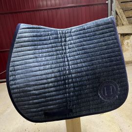 Tapis de selle Harcour  édition limitée bleu (neuf)