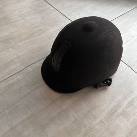 Casque équitation Horze noir (56/58) neuf
