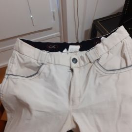 Pantalon concours équitation Komutekir blanc (36)