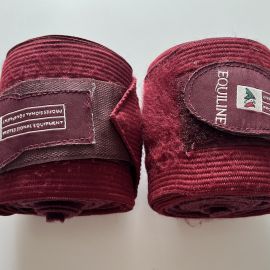Bandes de travail Equiline rouge *2 (cheval)