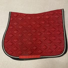 Tapis de selle Equithème rouge