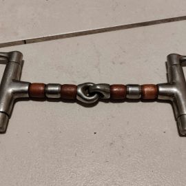 Mors simple à rouleaux en cuivre 135 mm