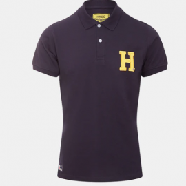 Polo Hagg bleu marine (M) neuf