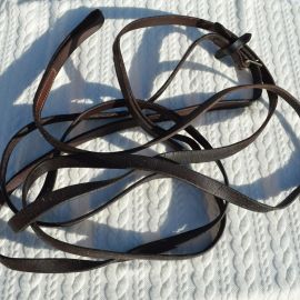 Rênes allemandes coulissante cuir (cheval)