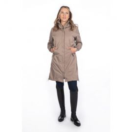 Parka HKM de pluie alpine taupe (L) neuf