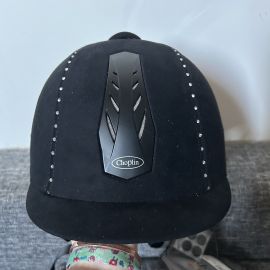 Casque Choplin Aéro Strass noir (56-58) neuf