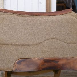 Tapis de selle Ronzon western marron (cheval)