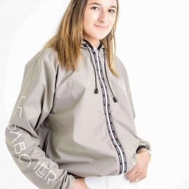 Coupe-vent imperméable Le Sabotier Gaby taupe (M) neuf
