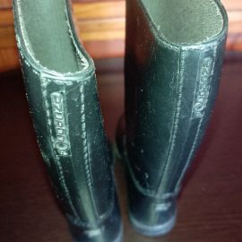 Bottes équitation Fouganza caoutchouc noir (25)