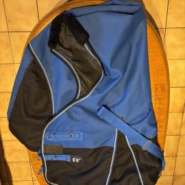 Couverture Equitheme bleu 150 cm